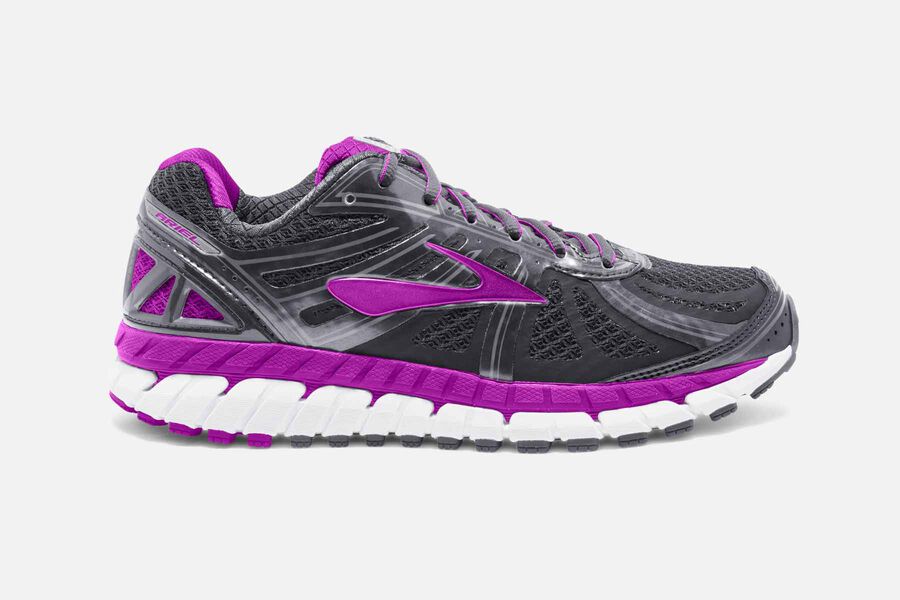Zapatillas Running Brooks Ariel '16 Mujer Gris Oscuro/Moradas Comprar GQDO86031